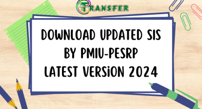 Download Updated SIS by PMIU-PESRP